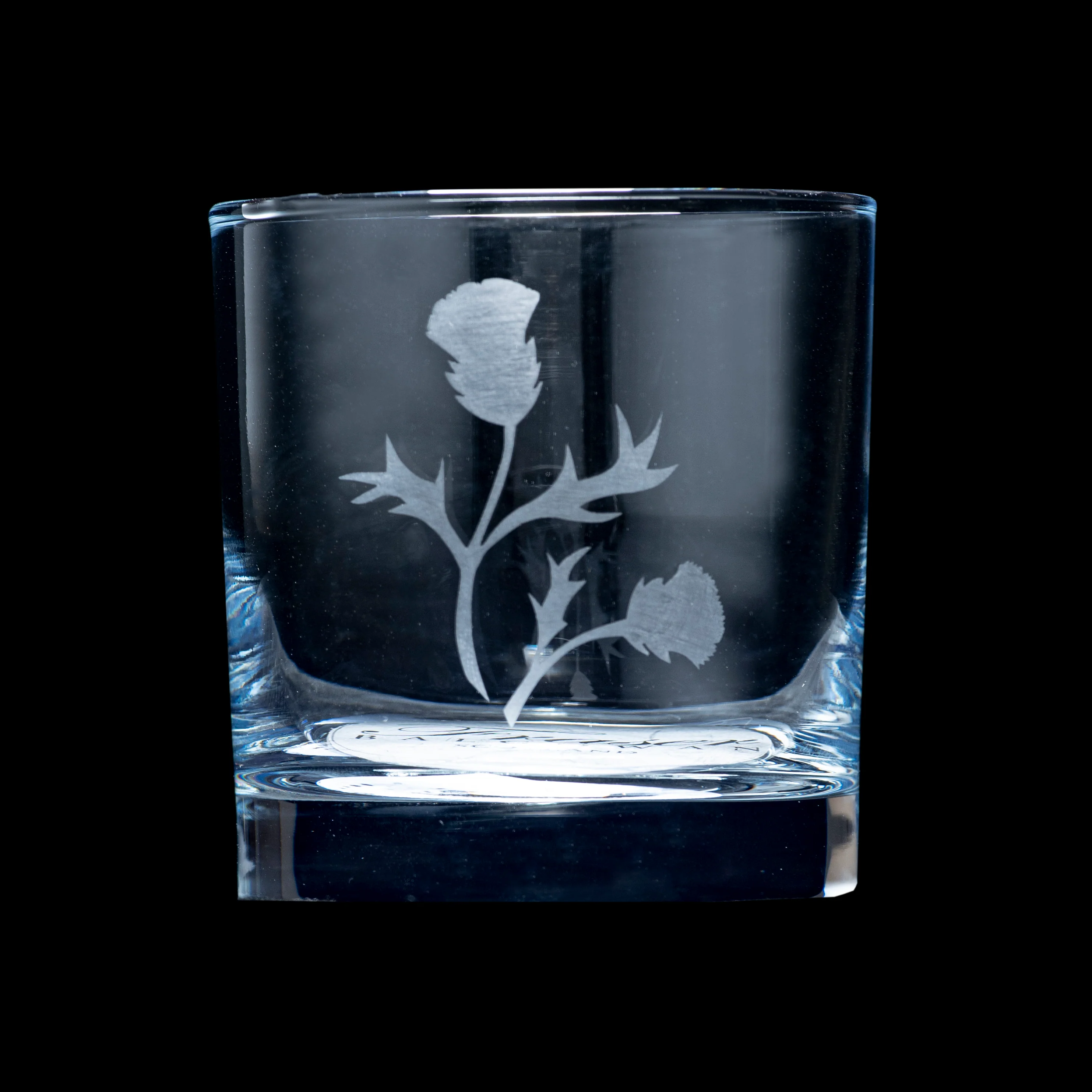 Whisky Glass - Thistle