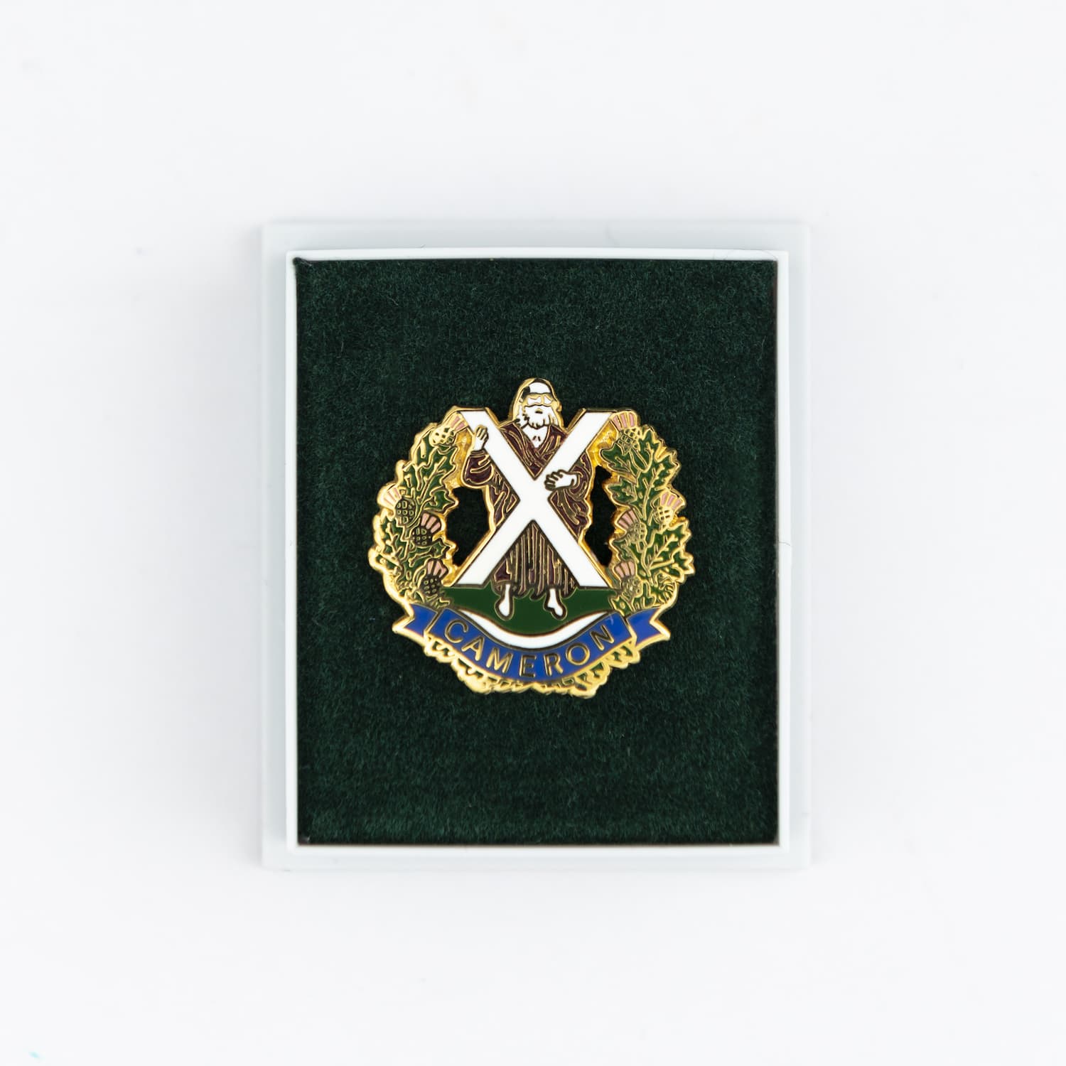 The Queen's Own Cameron Highlanders Lapel Badge