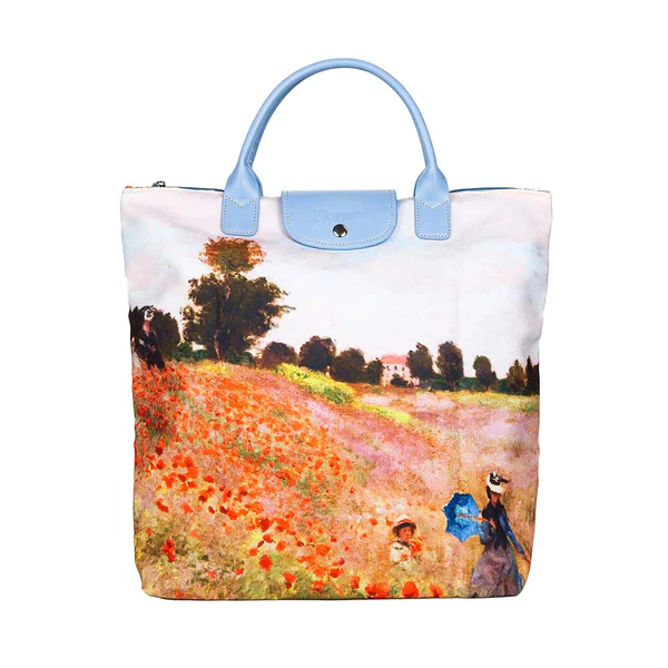 Monet Poppy Field - Foldaway Bag