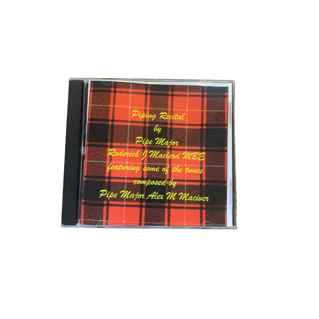 Piping Recital by Pipe Major Roderick J Macleod MBE CD